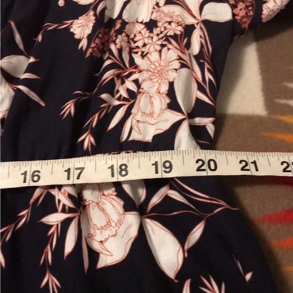 Ingrid & Isabel Maternity Dress Navy Blue Floral Size XXL - Picture 7 of 9